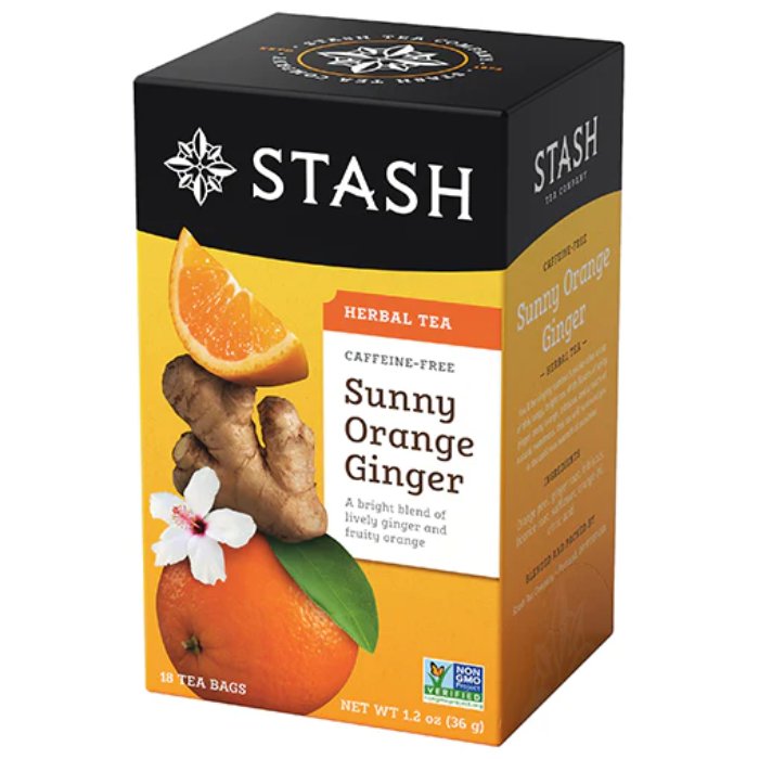 Stash Ingwer Orangentee, 18 Beutel Packung mit 6 Stück