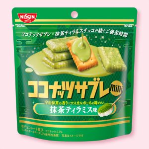 Nissin Kokosnuss-Minigebäck – Matcha Tiramisu