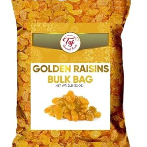 TAJ Goldene Rosinen – süß Seedless Sultanas aus Südafrika – 2lbs (Bulk Packung)