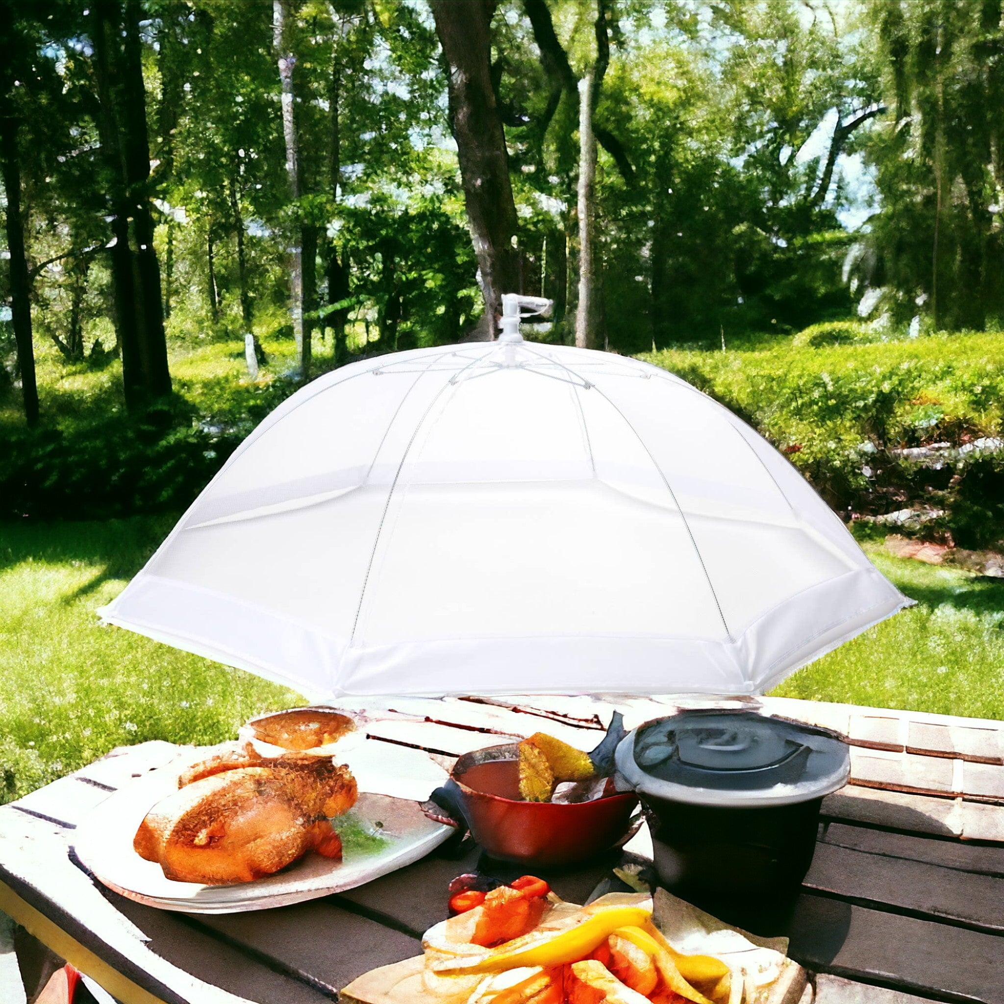Titel: Fox Run Marken rund Food Regenschirm 30′′