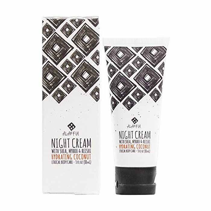 Alaffia – Nährende Nacht Crème Kokos Reishi, 3 Fl Oz