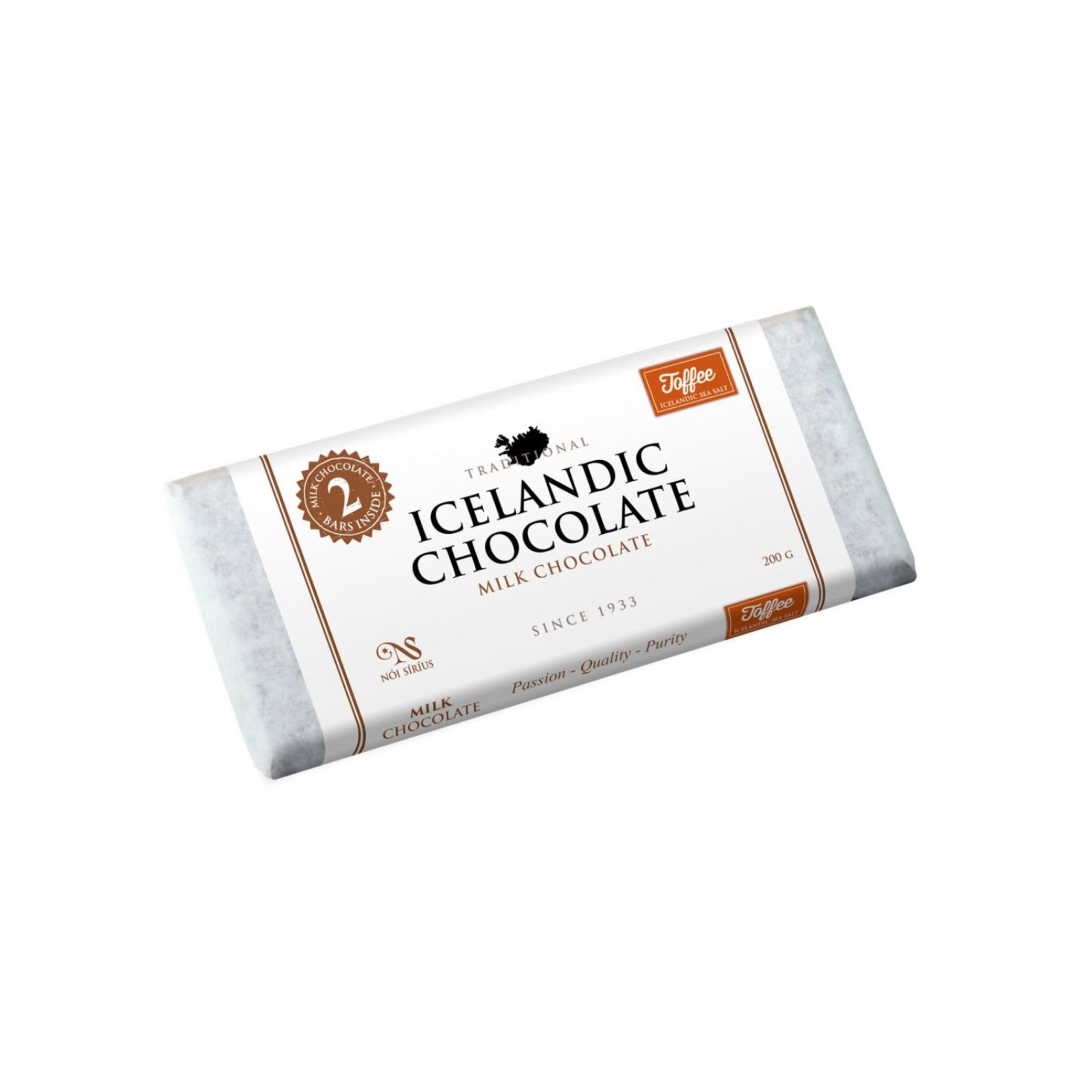Noi Sirius Milchschokolade Toffee & Icelandic Sea Salz Bar (Island)