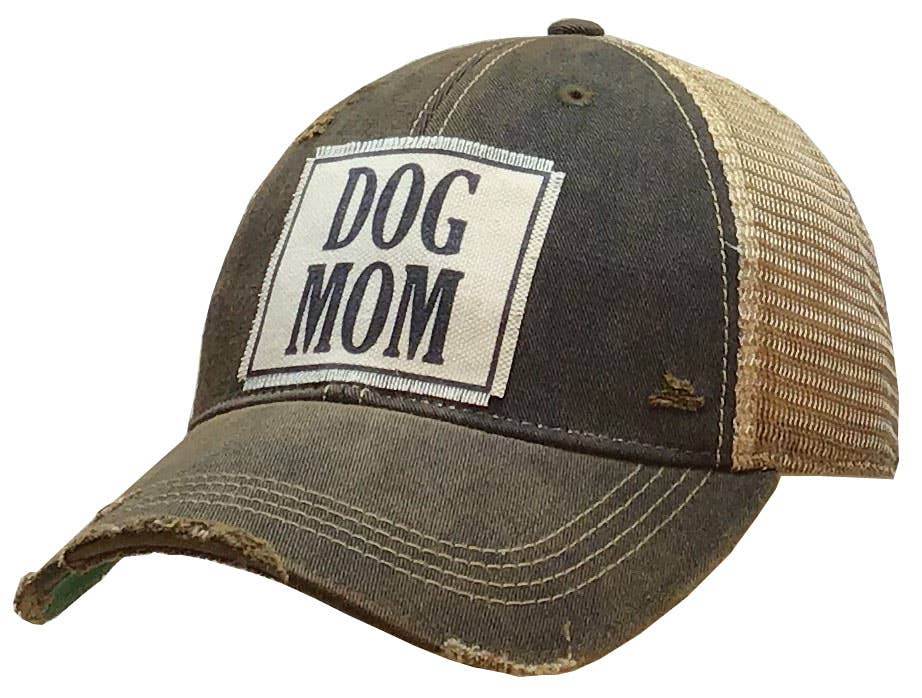 Vintage Life Hund Mama Distressed Trucker Hut Baseballmütze