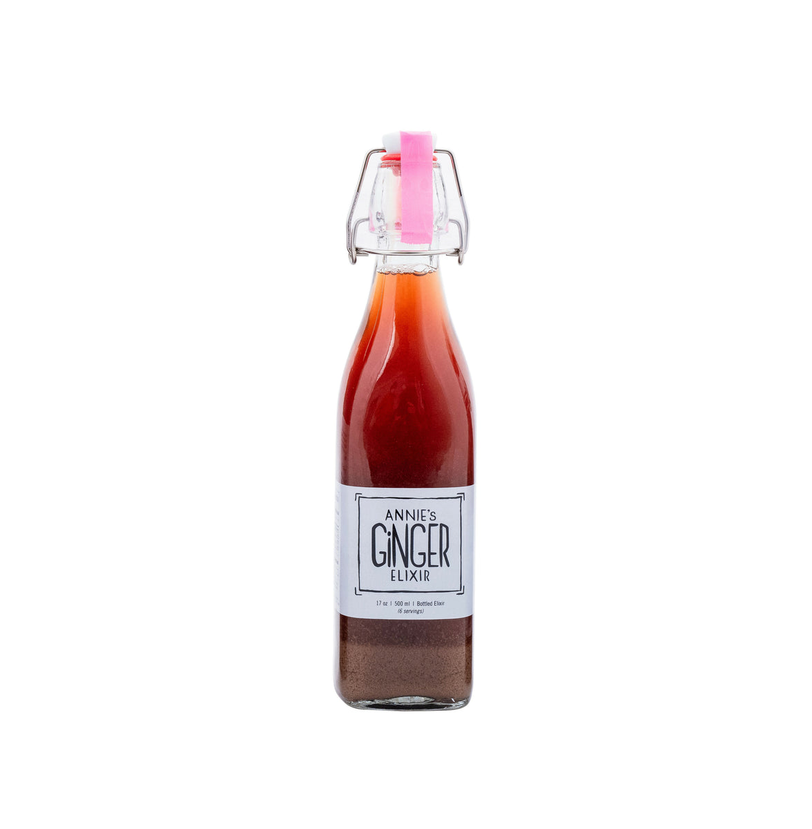 Annie's Ingwer Elixirs Bio Gut Health + Immunity Boost Flasche – 6 Flaschen x 17 Unzen Fall