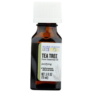 Aura Cacia Ätherisches Öl Teebaum, 0,5 oz (Packung mit 1)
