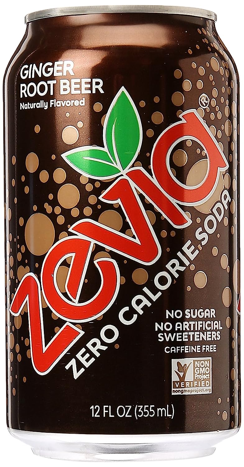 Zevia Soda Ingwer Root Beer 10pk 120 Oz – Packung mit 2