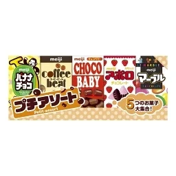 Meiji, Petit Assort, Kleines Süßigkeitssortiment
