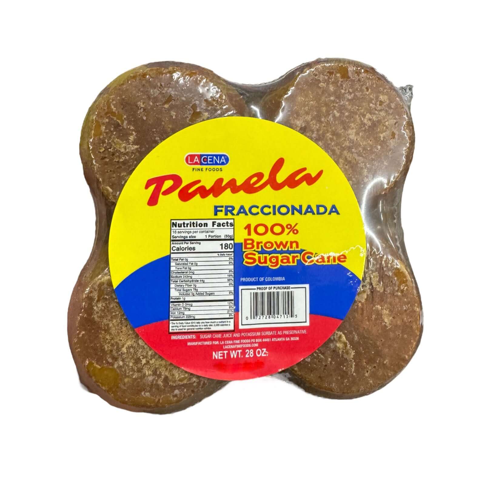 La Cena Panela 100% brauner Zuckerrohr