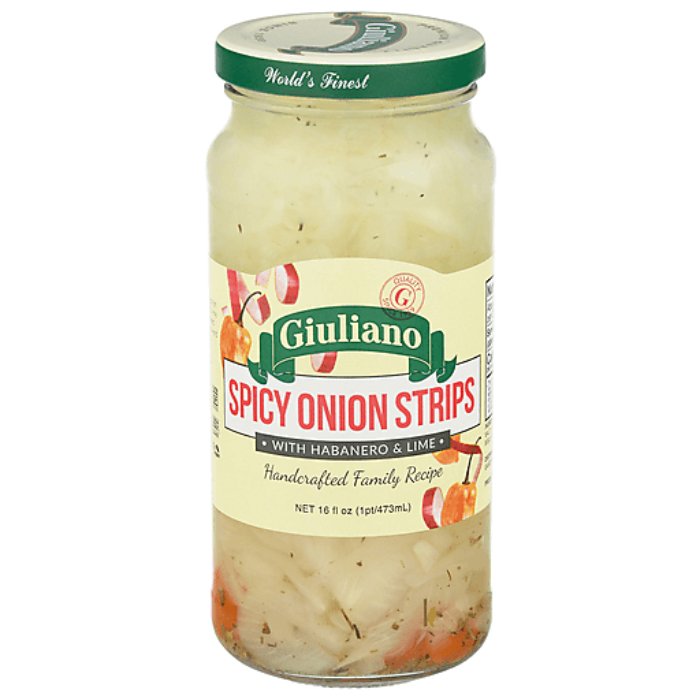 Giuliano – Zwiebelstreifen würzig, 16 Oz – 6er Packung