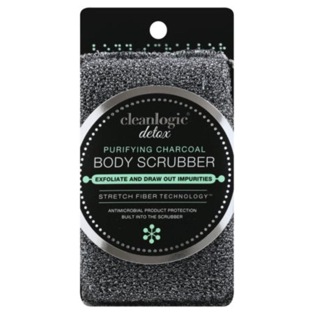 Clean Logic – Detox Anthrazit Körper Scrubber, jeweils 1