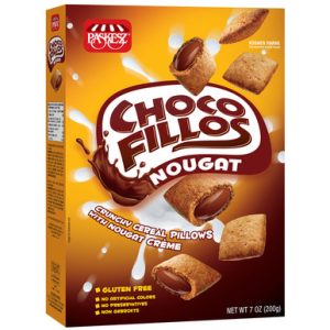 Paskesz Passover Choco Fillos Nougat, glutenfreie knackige Getreidekissen, 7 Unzen