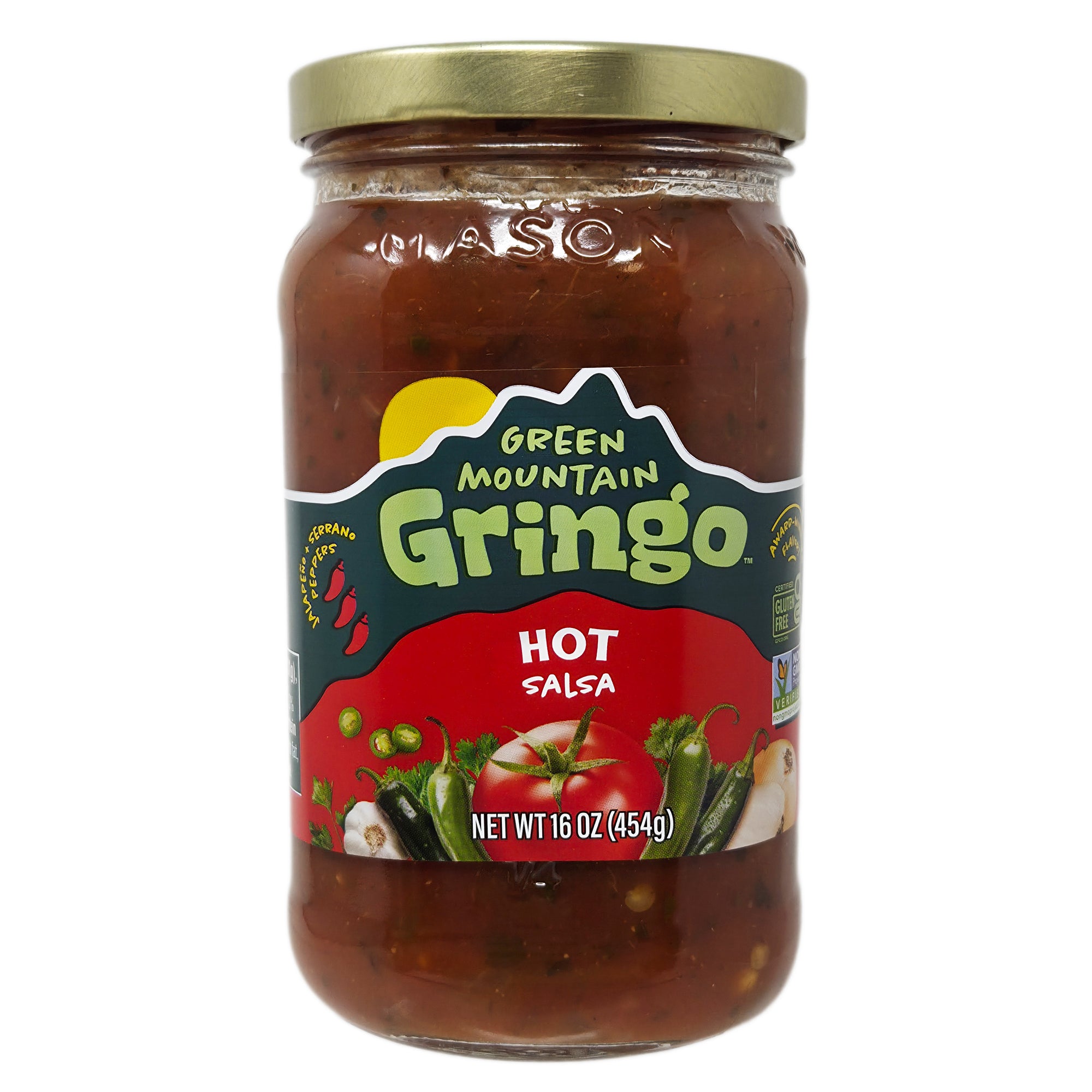 Grün Mountain Gringo HOT Salsa-16 Oz