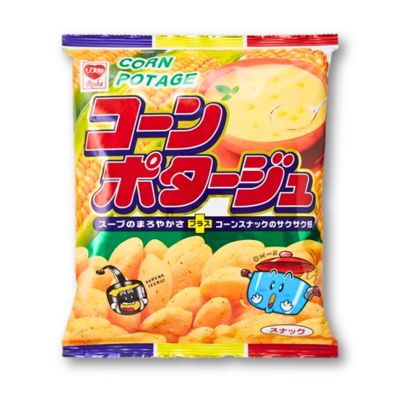 YaoKin RISKA Mais-Snack – Mais Potage Geschmack (große Tasche)