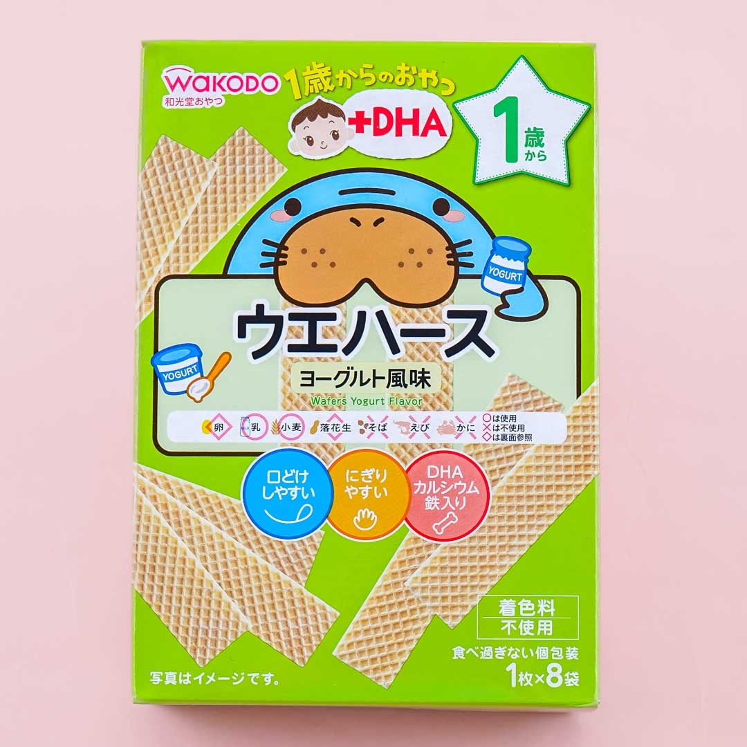 Wakodo 1 Jahr alt + DHA Waffeln – Joghurt