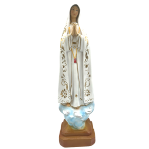 Fatima religiöse Statue Figur b – hoch – philippinische Kunsthandwerk – 20,5 Zoll x 6,5 Zoll