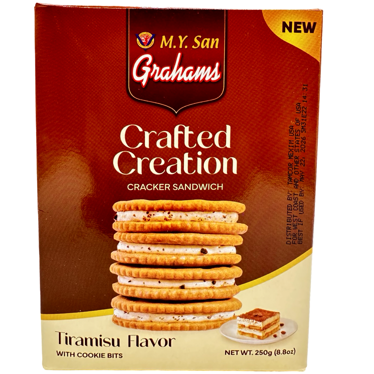M.Y. San Grahams – Tiramisu – 10 Einzelpackungen – 250 G