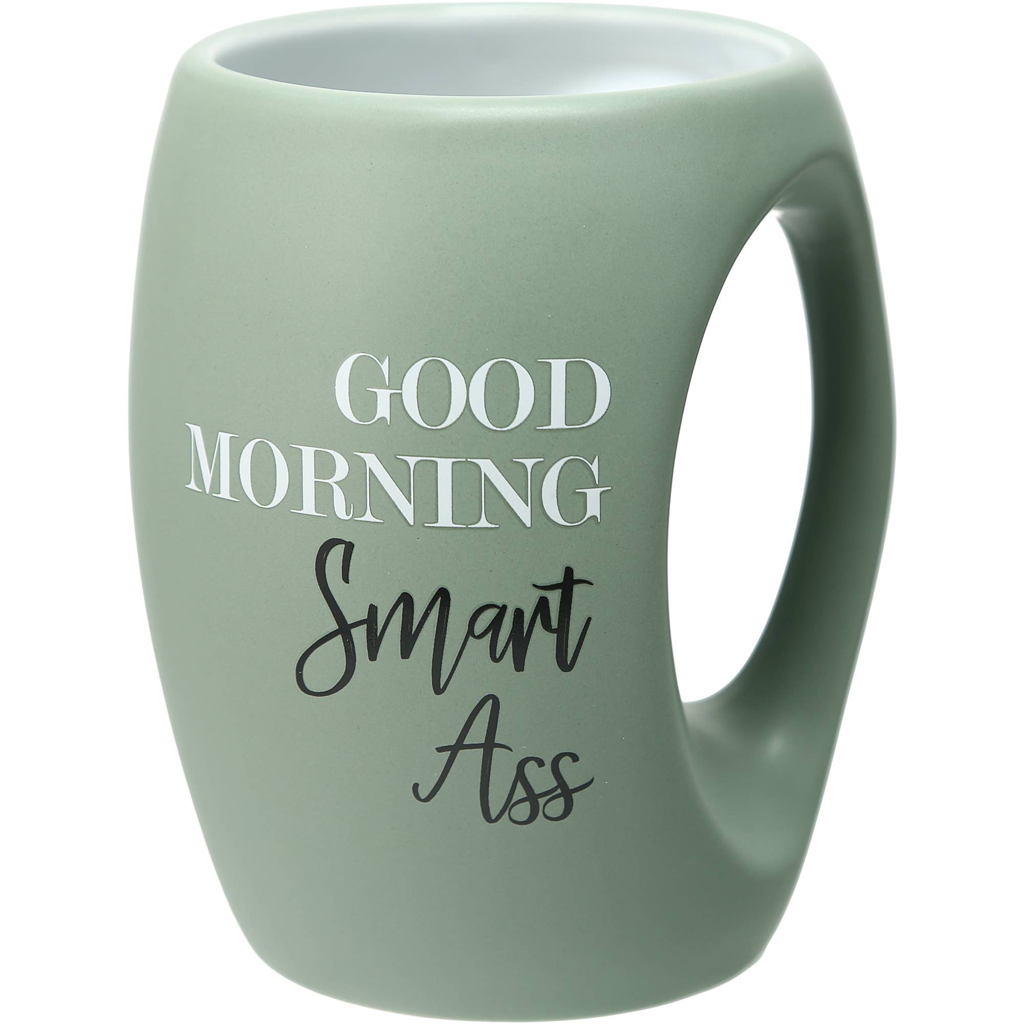 “Guten Morgen, Smartass” 18 oz Steinzeug Tasse – lustig und verspielt Desig
