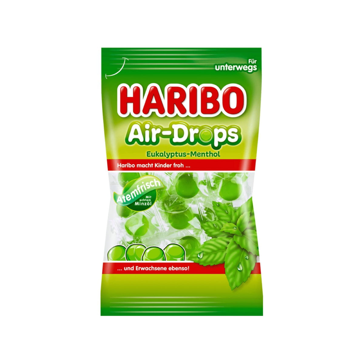 Haribo Lufttropfen Eukalyptus Menthol