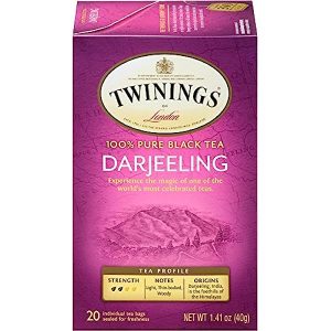 Twinings Darjeeling Tee, 20 Säcke, Packung mit 6