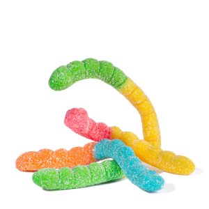 Große Neon-Sauergummiwürmer