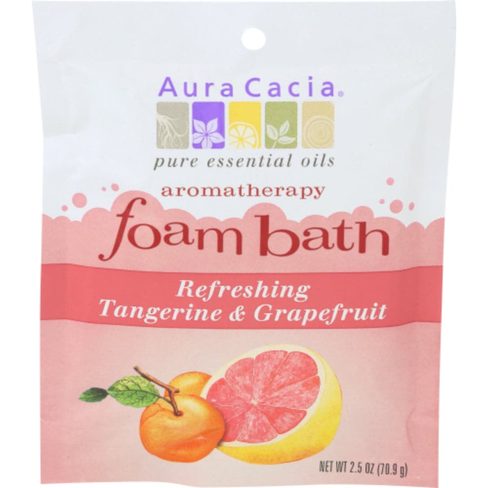 Aura Cacia Aromatherapie Schaumbad Tangerine & Grapefruit erfrischend
