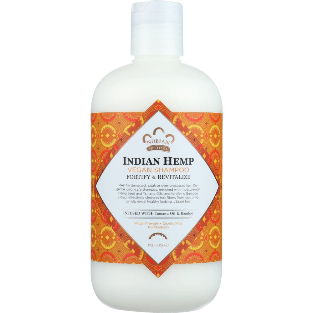 Nubian Heritage – Veganes indisches Hanf-Shampoo -12floz