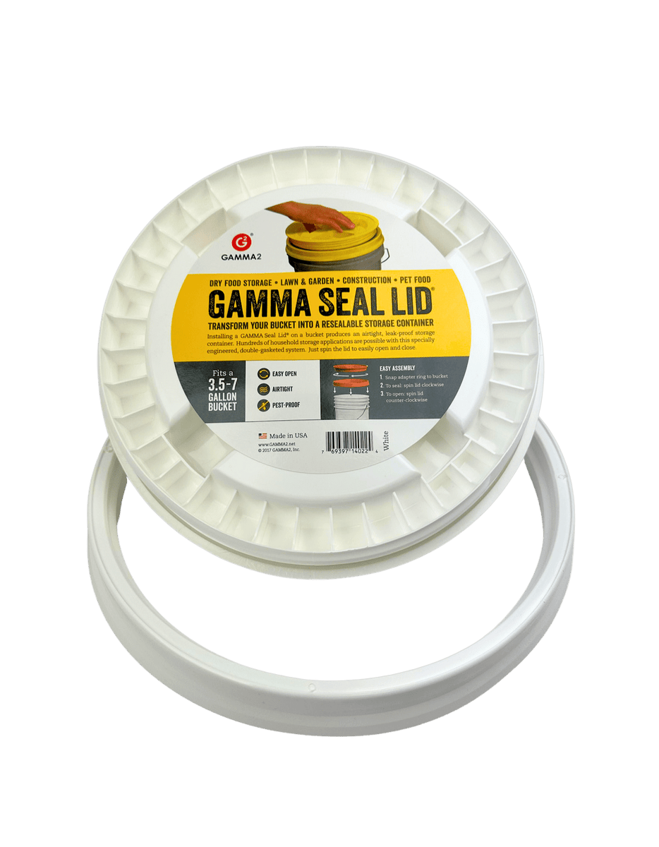 Deckel, Gamma Seal, für 5 Gallonen Eimer, weiß
