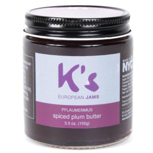 K’s European Pflaumenmus – Spiced Plum Butterglas – 6 Gläser x 5,5 Unzen Gehäuse