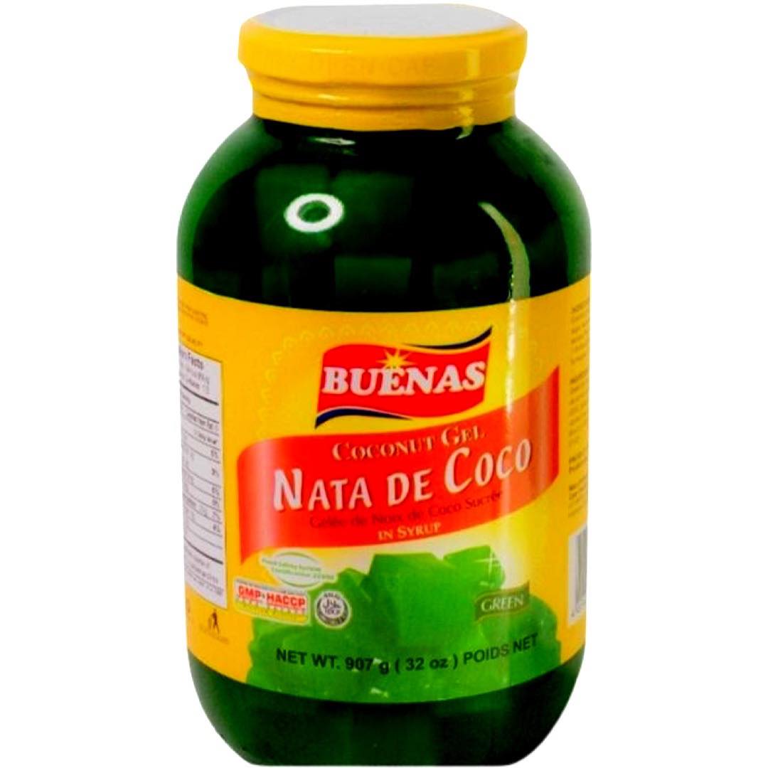 Buenas Nata De Coco – Kokosgel in Sirupgrün – 32 OZ