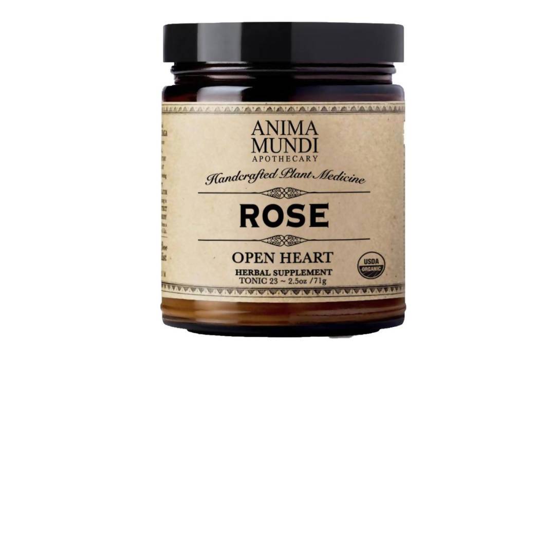 Rosenpulver: Rosenblätter Herzöffner, 100% organisch – 4 Gläser x 2,5 oz