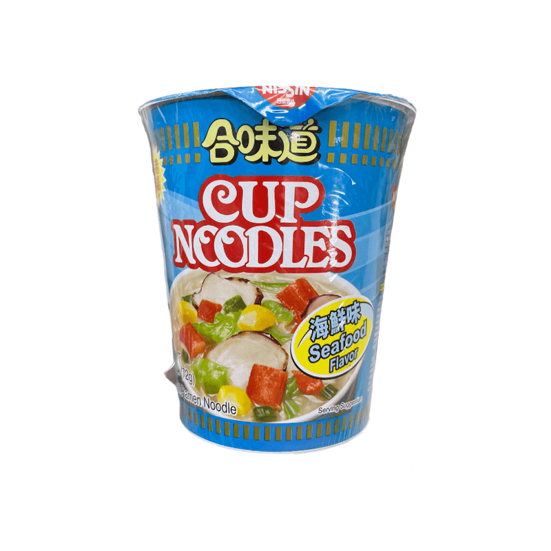 Nissin Cup Noodles Meeresfrüchte Geschmack