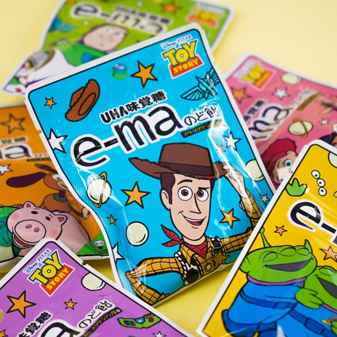 Toy Story e-ma Throat Bonbonpackung – grüner Apfel