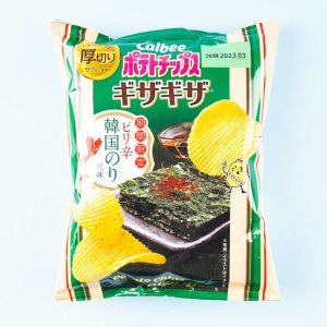 Calbee Kartoffelchips – gezackt würzig koreanisch nori