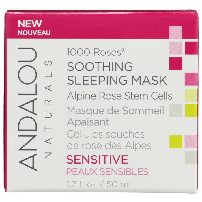 Andalou Naturals Maske Schlaf Rosen Beruhigend, 1,7 fl oz
