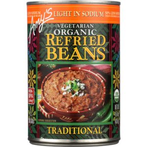 Amy’s Bohnen refried low natrium traditionelle glutenfreie, 15,4 oz