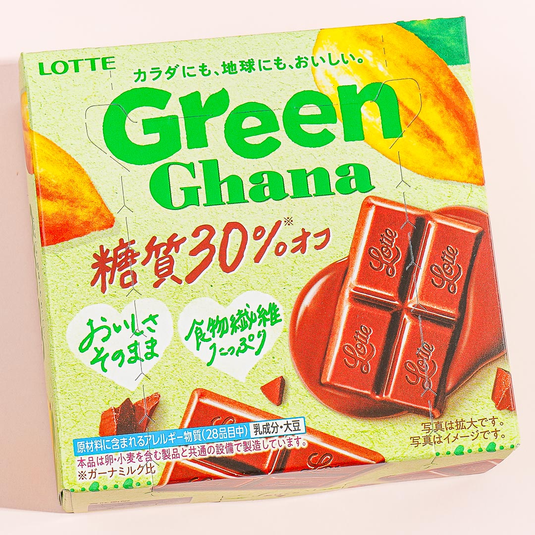 Lotte Grüne Ghana Low Zucker Schokolade