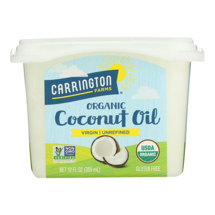 Carrington Farms – Kokosöl, 12 Oz – Packung mit 6 Stück