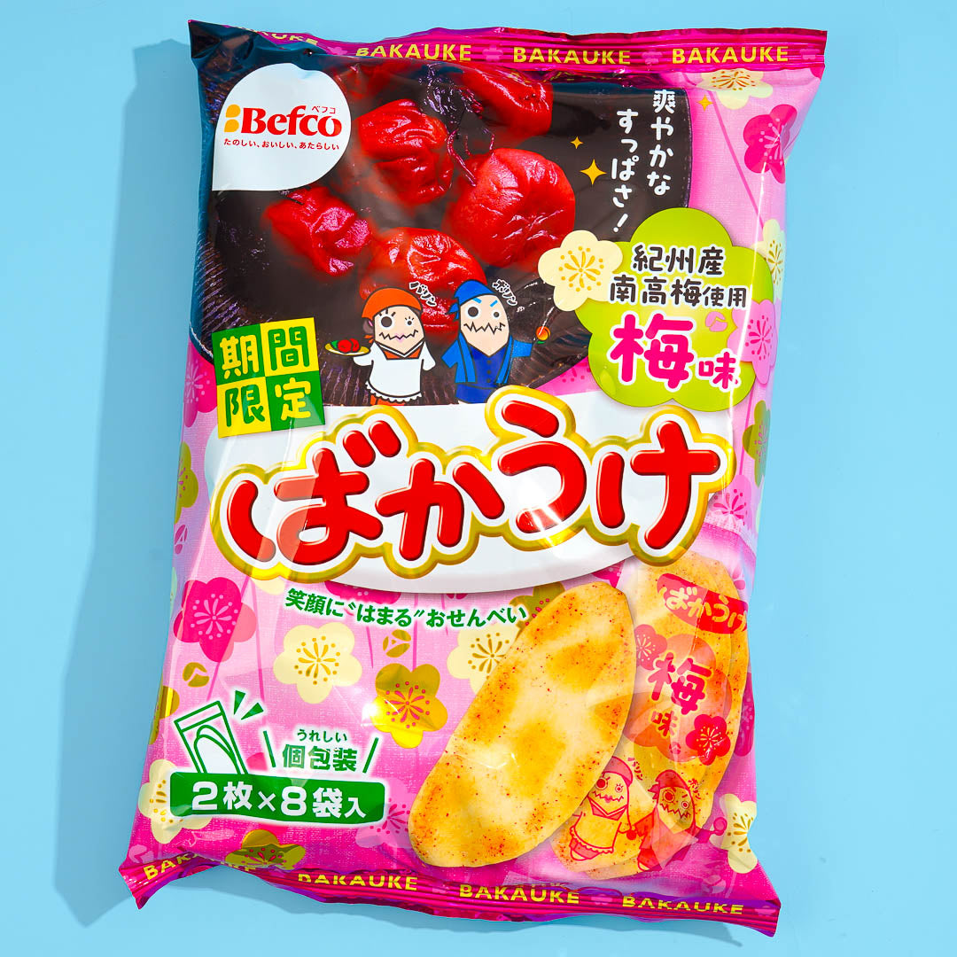 Befco Bakauke Reis Crackers – Pflaume