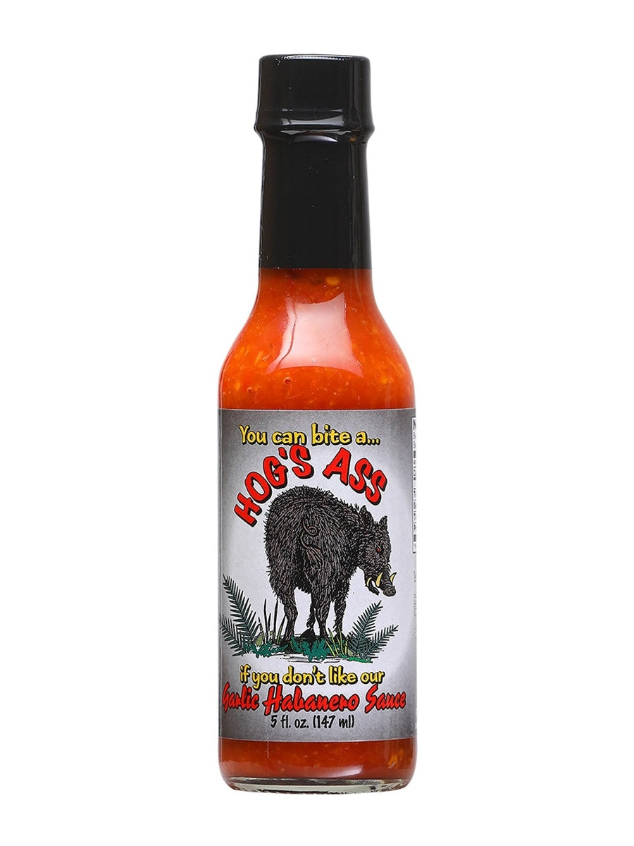 Chilisauce Hogs Arsch Sie können beißen, wenn Sie nicht mögen unsere Knoblauch Habanero S