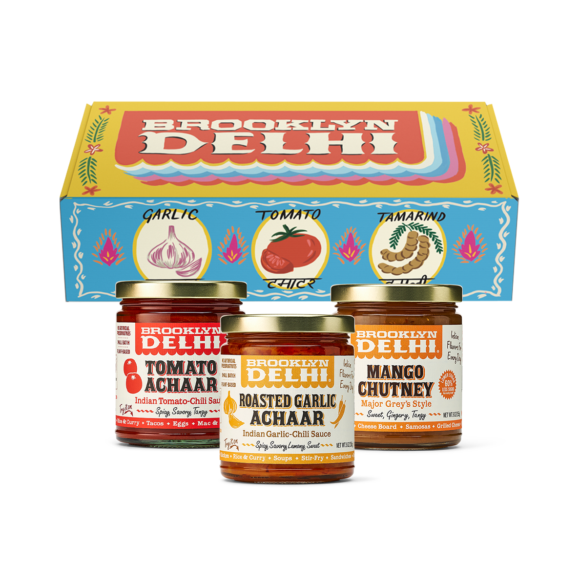 Brooklyn Delhi Süßes & Würziges Trio Geschenkset