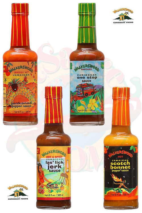 WalkersWood scharfe Saucen Geschenk-Set, 4/ . – 6oz