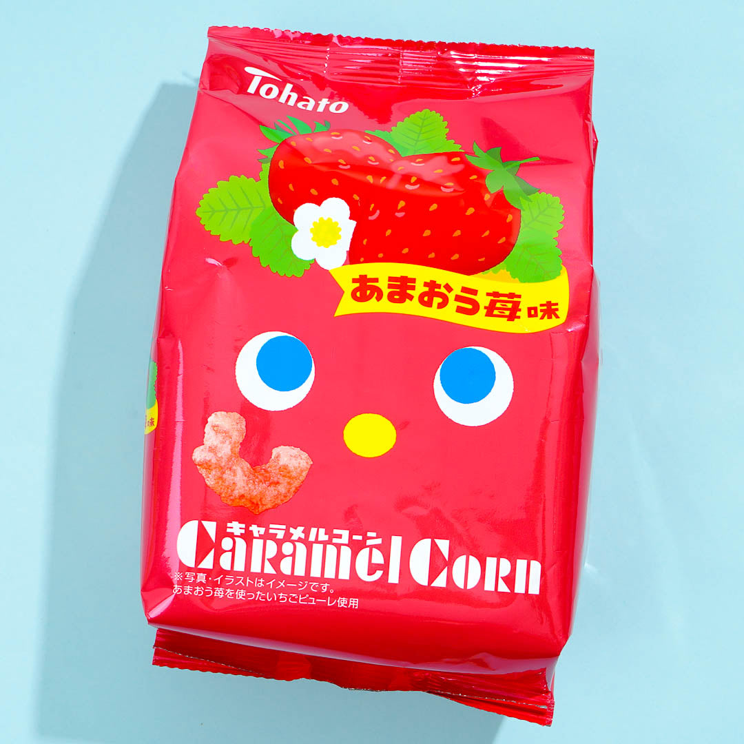Tohato Obst Karamell Mais – Erdbeere