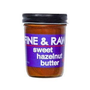 Fine and rohe Haselnussbutter, Schokolade, süß, bio, fairer Handel – 12 Gläser x Gehäuse – 8oz