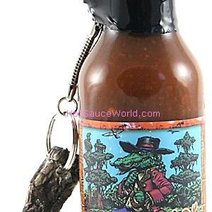 cap n Gator Chipotle mit echtem Alligator Klauen Schlüsselanhänger, . – 5oz