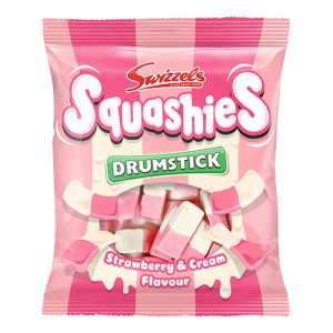 Swizzels Squashies Drumstick Erdbeere und Sahne