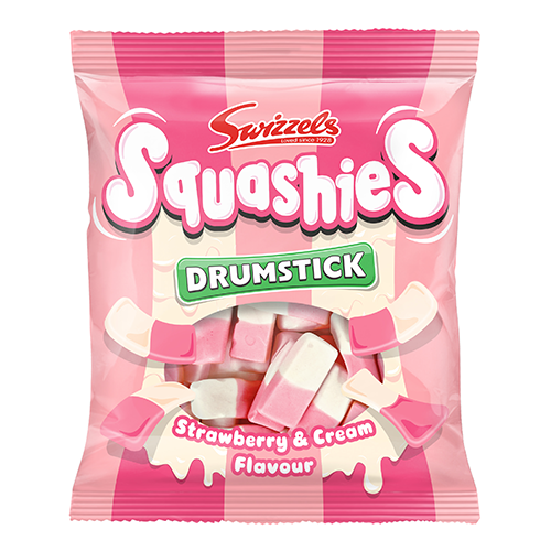 Swizzels Squashies Drumstick – Erdbeere & Sahne