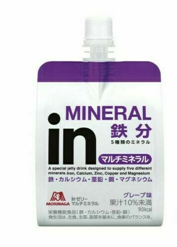 Morinaga, In Gelee-Serie, 180g in einer Packung, Gesunde Gelee mit Ernährung, Mineral