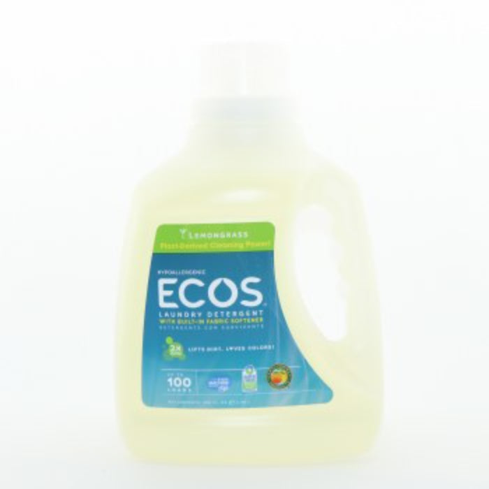 Ecos – Waschmittel, Zitronengras, 100 oz – 4er Packung