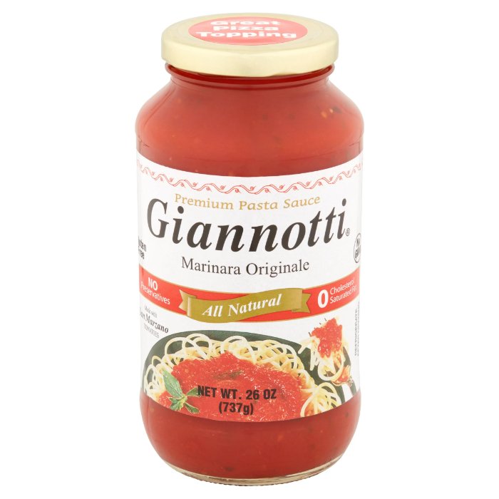 Giannotti – Sauce Marinara Original 26 Oz – Packung mit 12 Stück