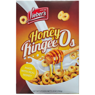 Lieber's Passah Honig Ringeeos Müsli, Glutenfrei, 5,5 oz